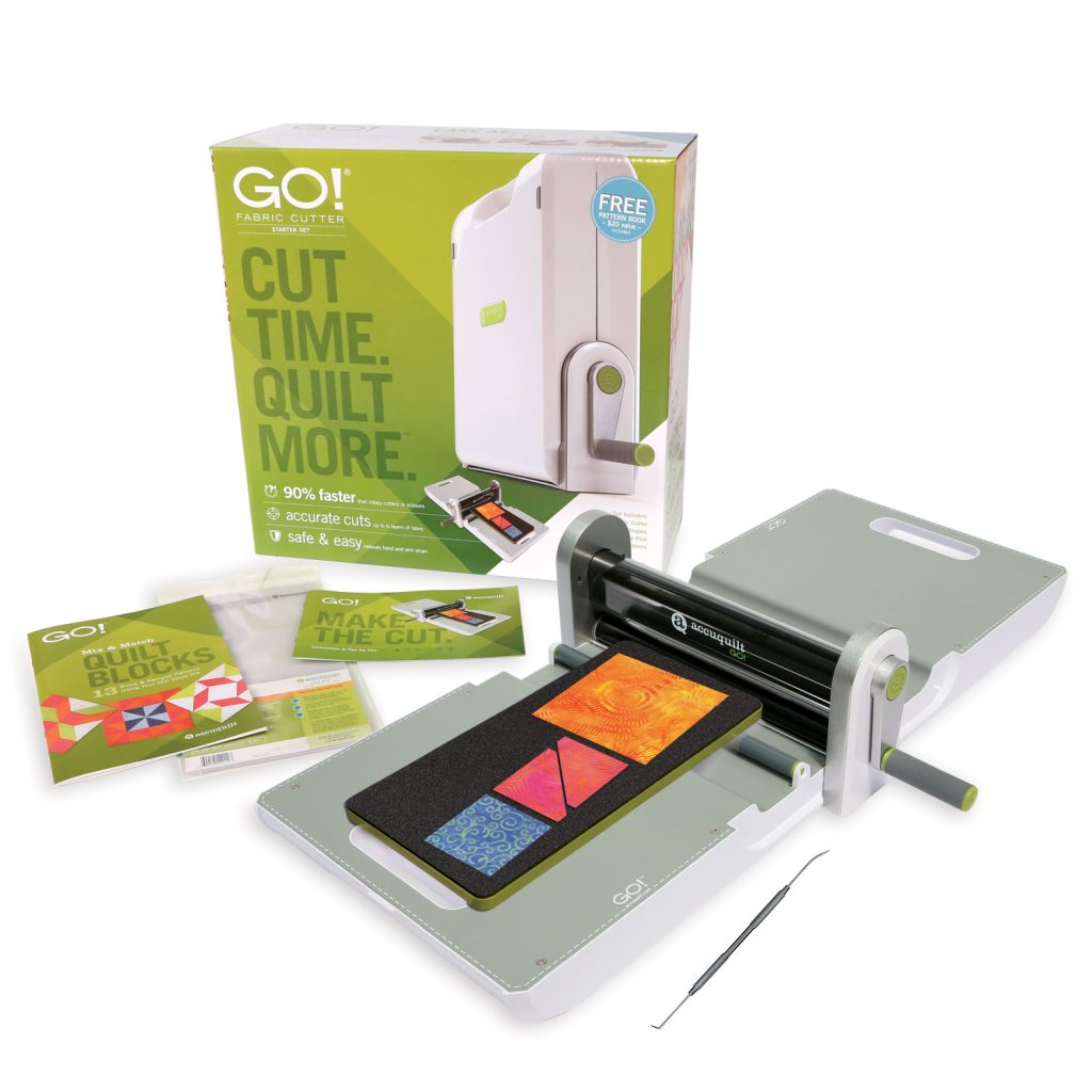 Accuquilt Go Cutter starter Set-cutting dies - Go big - baby go - go cutter - cut time quilt more