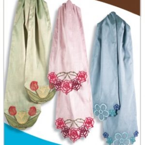 Floral Scarf Ends