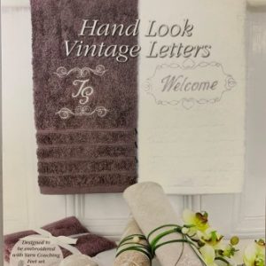 Hand Look Vintage Letters