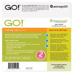 GO! Cutting Mats 6x6, 2 Pack