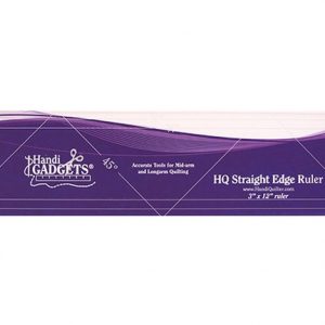 HQ Straight Edge Ruler 3" x 12"