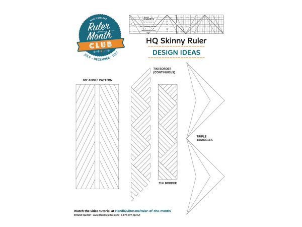 HQ Skinny Ruler 2" x 10" - Image 2