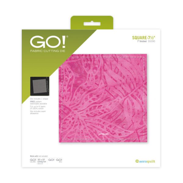 GO! Square 7 1/2" (7" Finished)