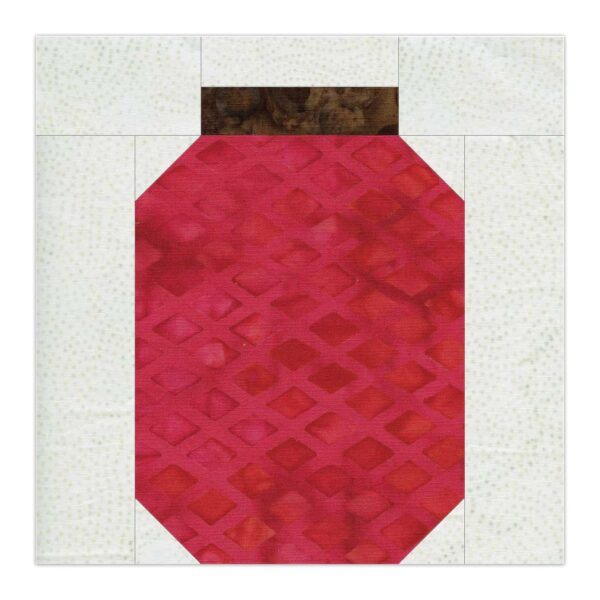 GO! Canning Jar Pieced - 8" Finished - Image 3